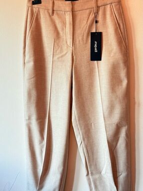 Women's Tailored Beige Trousers